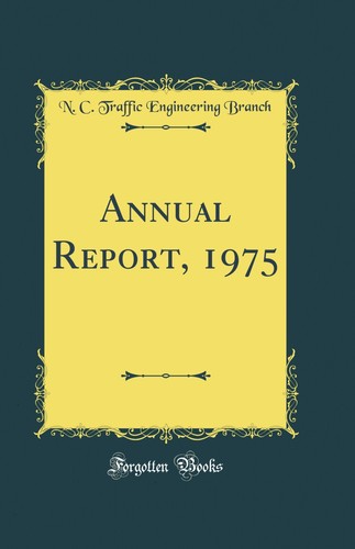 Annual report 1975 classic - annual, report,