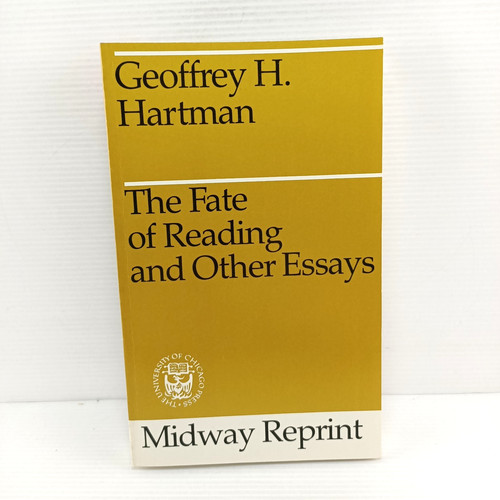 Geoffrey hartman the - h, fate